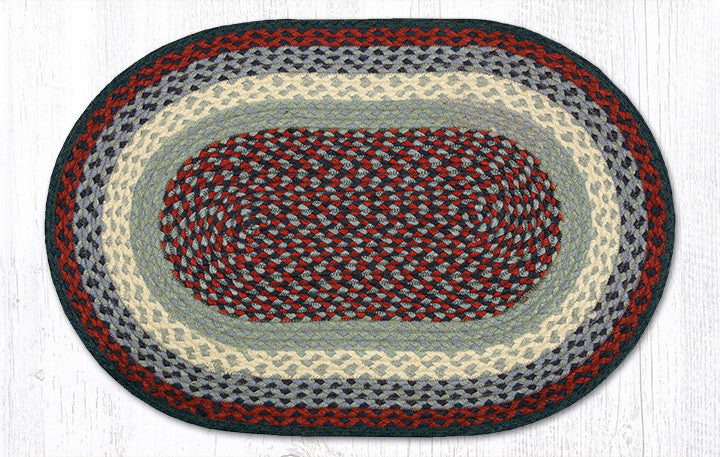 Earth Rugs Oval Boots Braided Rug 20 x 30