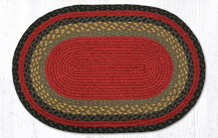 Oval Braided Jute Doormat - The Basket Company