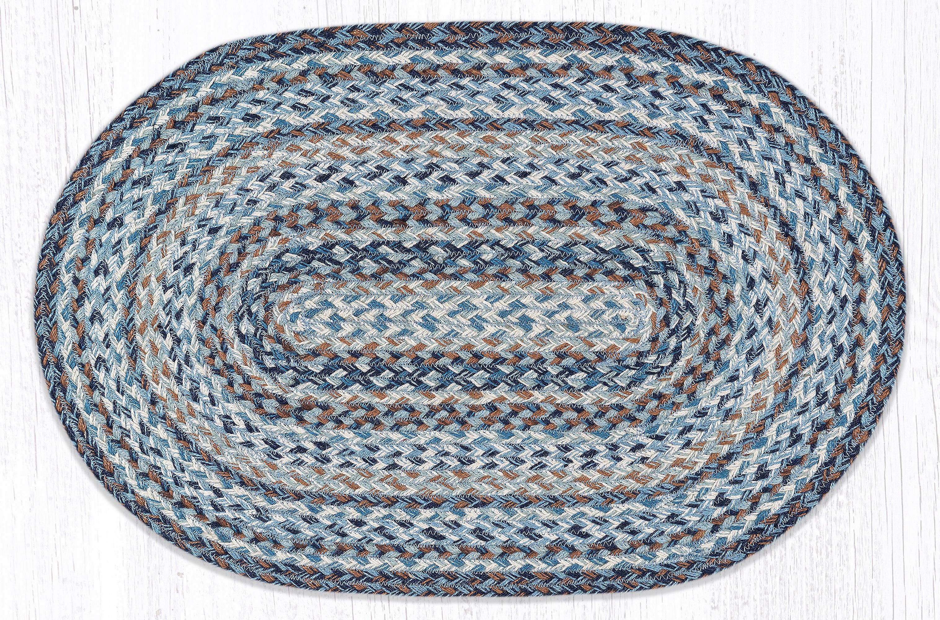 C-9-119 Denim Braided Rug